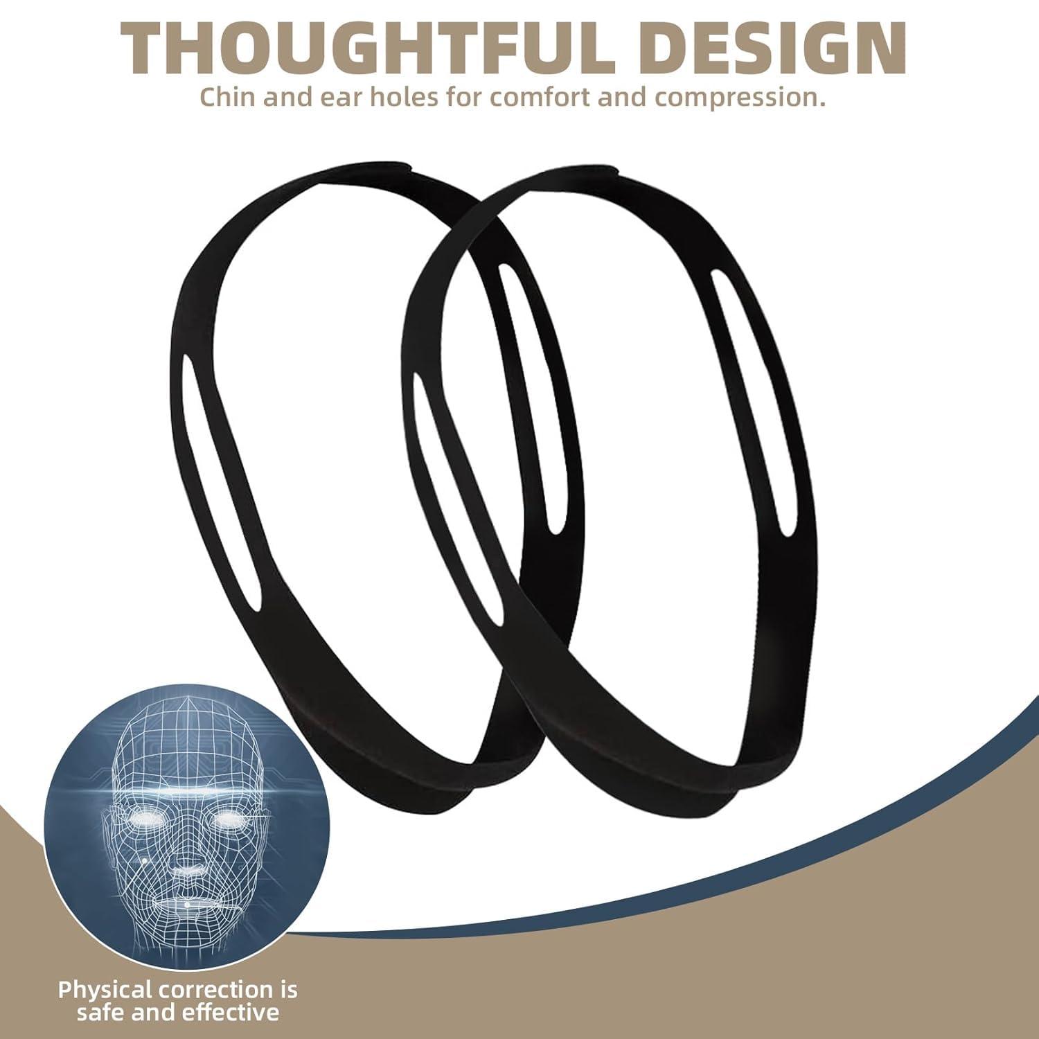 38 int\'l Trading Co. Ltd. V-Line Lifting Mask - Double Chin Reducer and Face Shaper with High-Elastic Fit, Reusable Chin Strap and Depuffing Tape for Skin Tightening, Sagging Skin Relief and Slimming for Men and Women