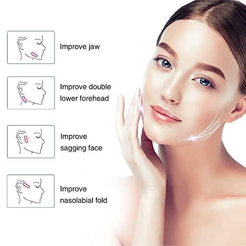 DaPin DAPIN face lift tape, instant makeup face lift tool for concealing facial wrinkles Double chin lifts loose skin, face lifting tape jaw exerciser face tape face tape lift skin tape.(80 packs)