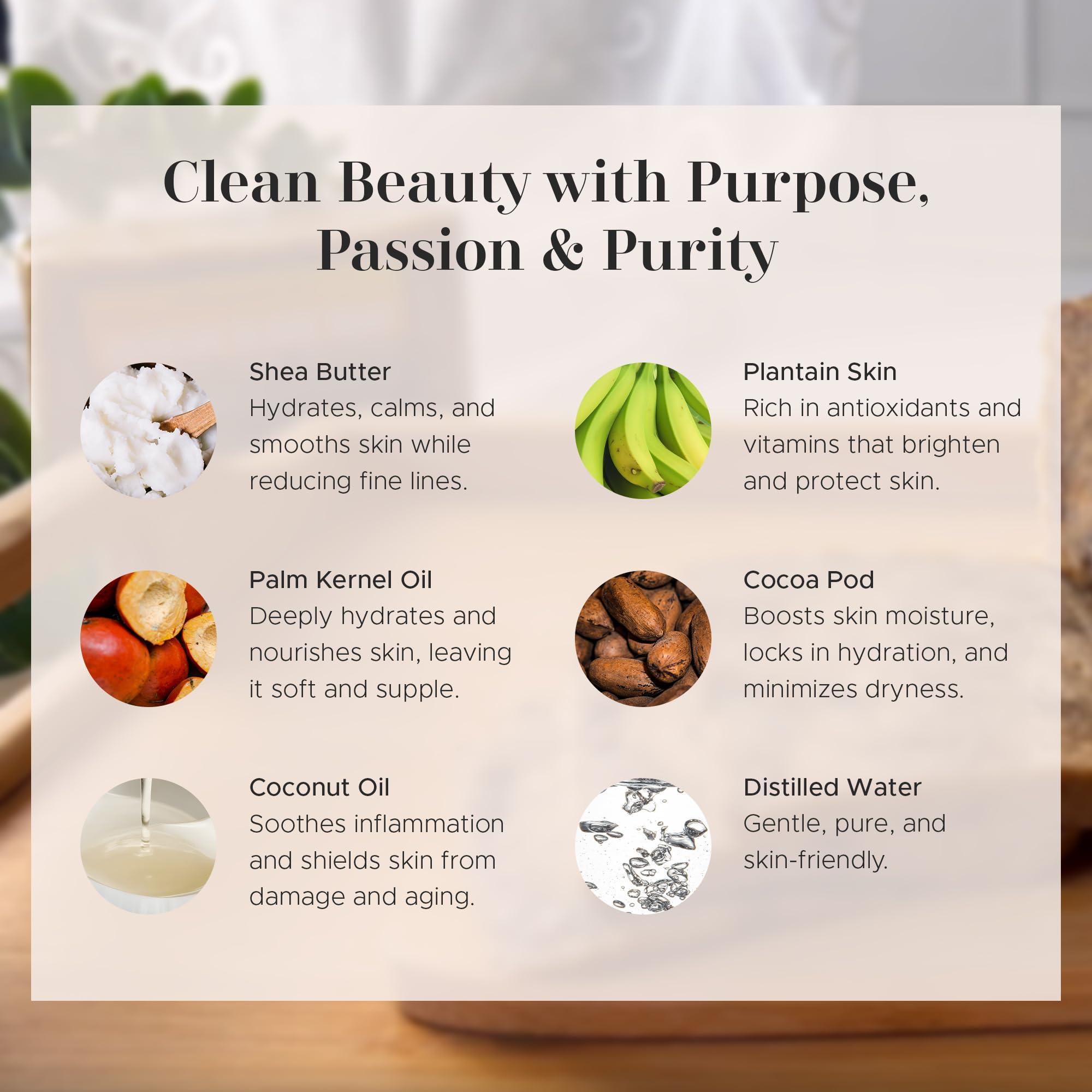 era of nature era of nature Best Raw ORGANIC AFRICAN BLACK SOAP, for Dry Skin and Skin Conditions. Pure & Natural Ingredients, Imported From Ghana - 1lb (16oz)