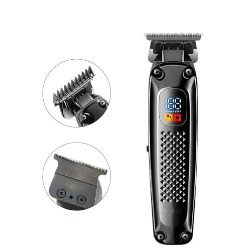 ADANTI ADANTI Hair Clippers for Men, Engraved Hair Trimmer LCD Digital Display Men\'s Special Hair Salon Electric Pusher 1400mAh Hair Clipper