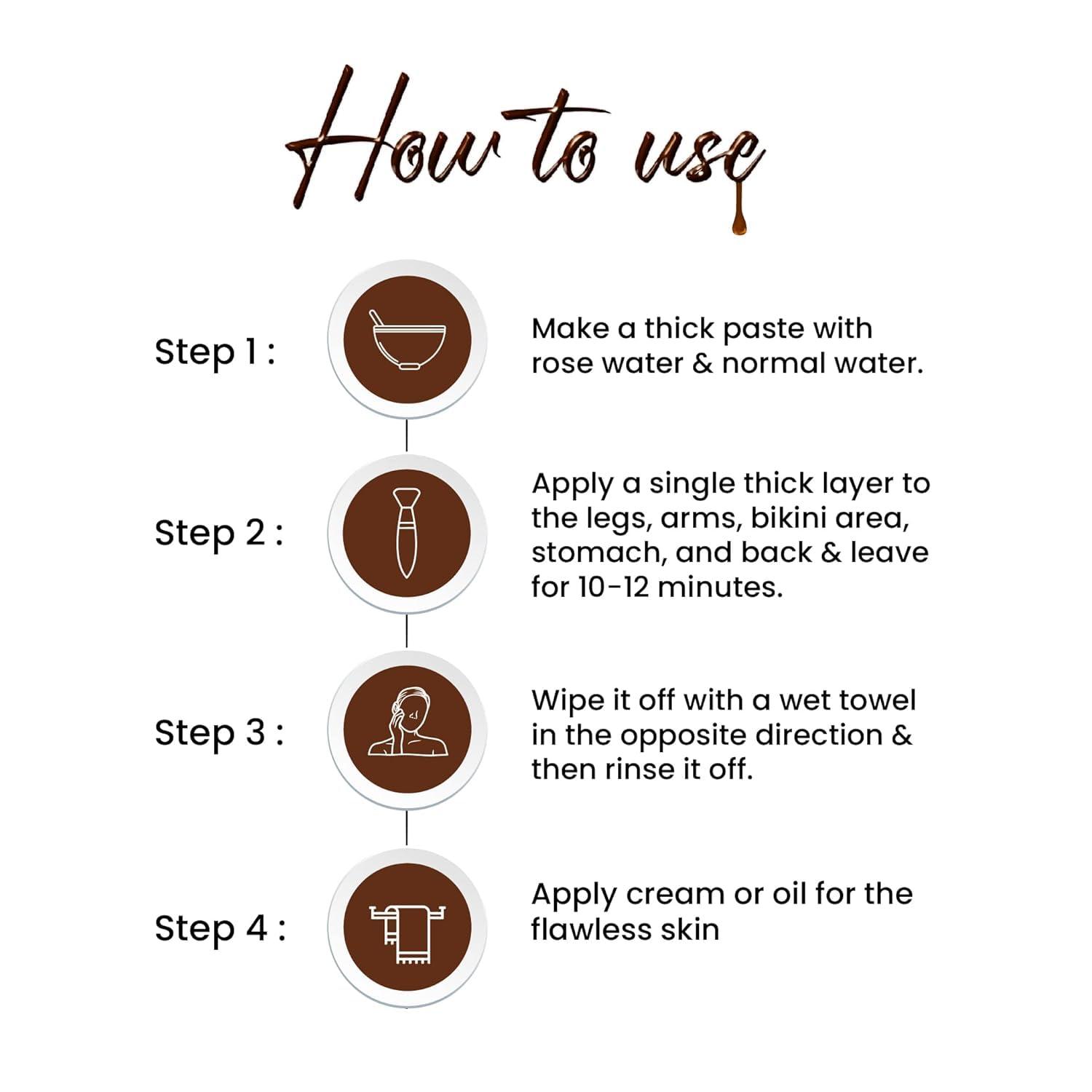 Generic Chocolate Hair Removal Powder - 10 Min Full Body Wax for Women, waxing powder for hair removal, waxing powder for body hair, waxing powder for facial hair(pack of 1) 100gm