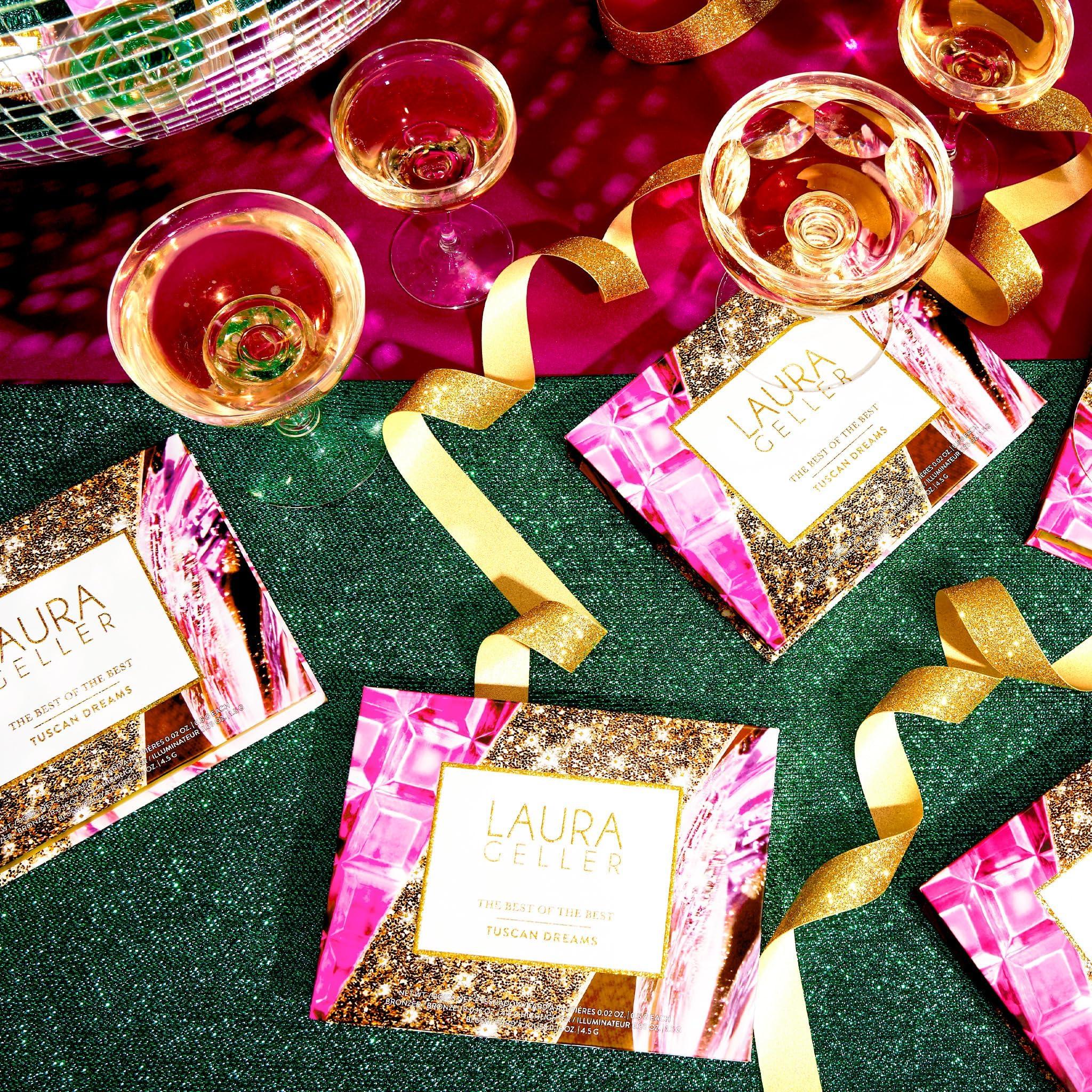 LAURA GELLER NEW YORK LAURA GELLER NEW YORK The Best of the Best Baked Palette - Tuscan Dreams - Full Size - Includes Bronzer, Blush, Highlighter and 6 Eyeshadows - Travel-Friendly