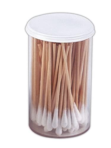 Medique Medique MP604-33 Non-sterile Tip Applicator, Capacity, Volume, Cotton/Wood, Standard, Brown/White (4 Applicators)