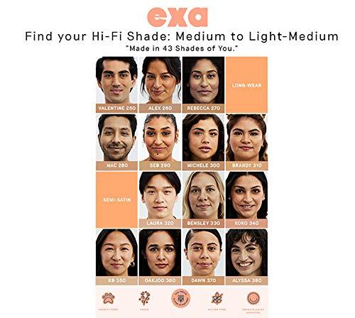 Exa Exa Beauty - Natural High Fidelity Foundation | Clean, Vegan, Cruelty-Free Makeup (Julie 130)