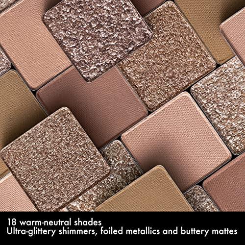 LORAC LORAC PRO Matte & Shimmer Eyeshadow Palette, Soleil | Glitter | Mirror Compact | Cruelty Free, Gluten Free, Vegan