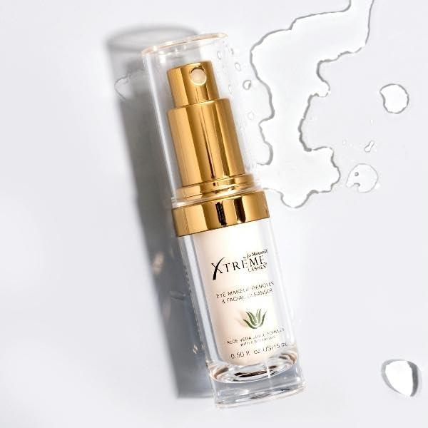 Xtreme Lashes Xtreme Lashes Mini Cleansing Kit - Eyelash Extension Compatible - Includes 15mL Makeup Removal & Facial Cleanser & 25 Pack of Applicators