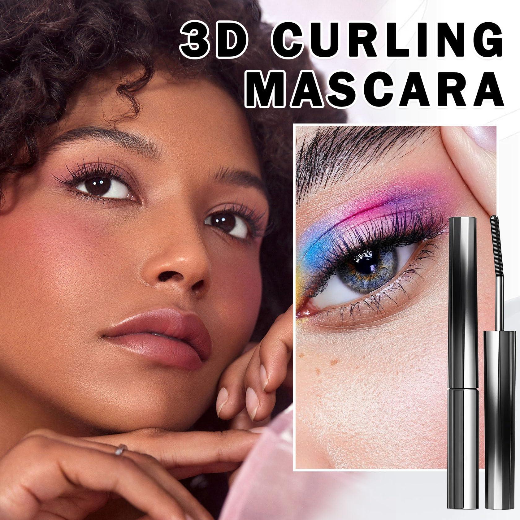 AWCCXMYM AWCCXMYM Metal Rod Mascara Iron Wand Mascara Waterproof Long Lasting No Flaking No Clumping Metal Mascara Wand for 3D Curling Eyelash Stronger False Lash Effect Vegan & Cruelty Free #Natural Balck