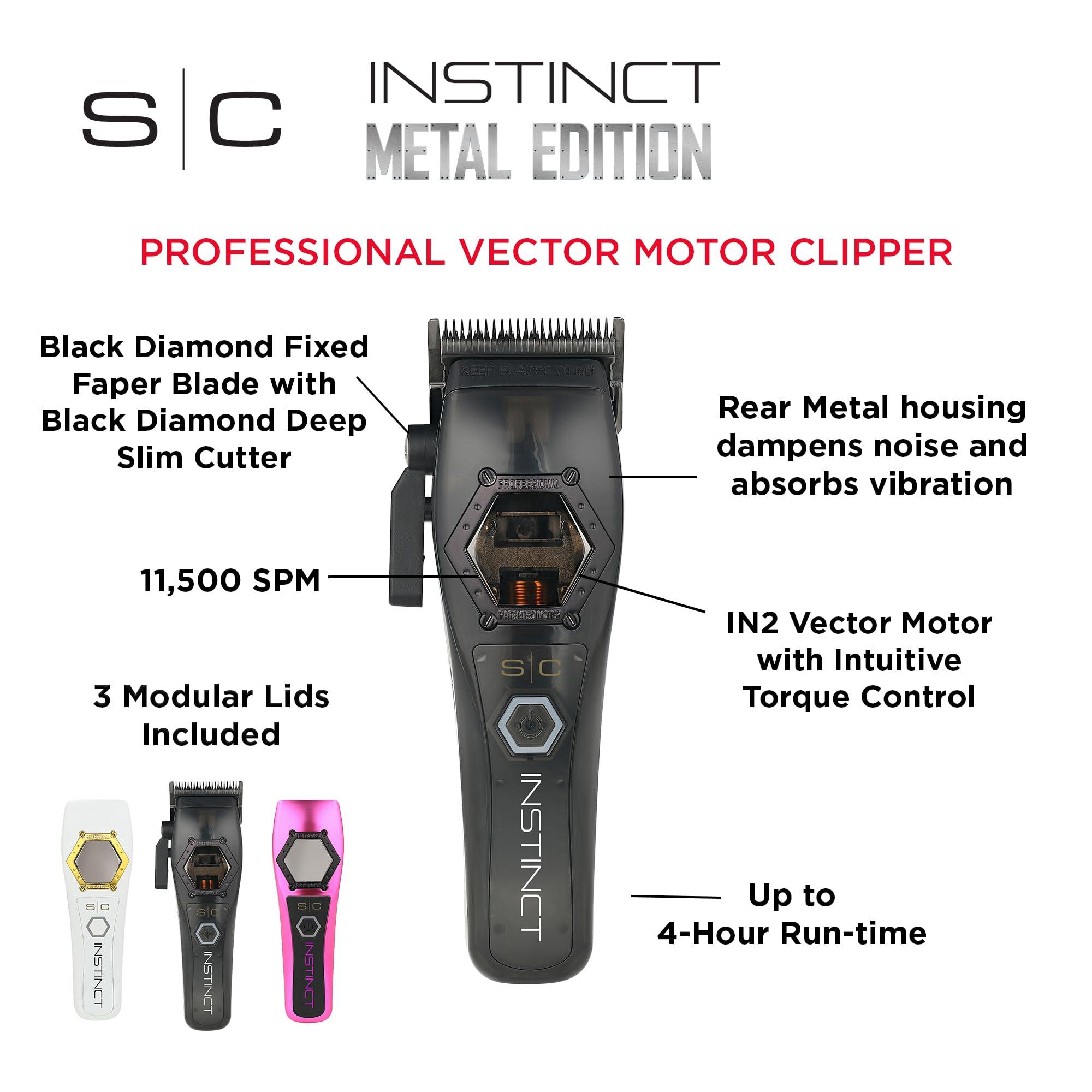 Stylecraft Stylecraft Instinct Metal Edition Professional Hair Clipper, Trimmer and Shaver