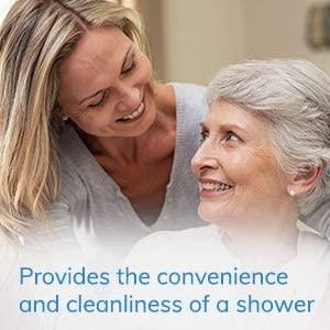 No-Rinse No-Rinse Body Wash, 8 fl oz - Leaves Skin Clean, Moisturized and Odor-Free, Rinse-Free Formula (Pack of 2)