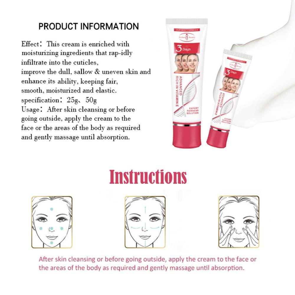 AICHUN BEAUTY AICHUN BEAUTY 3 DAY Body Cream Face Neck Underarm Bikini Armpit Dark Legs Knees Private 50g / 1oz