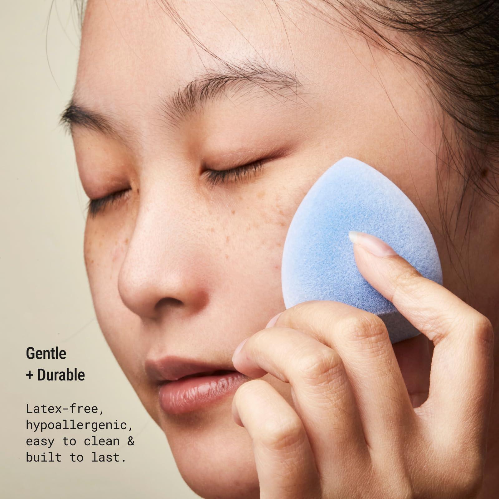 JUNO & Co. JUNO & Co. Microfiber Sponge, Latex-Free, Dual Layer Technology, Flawless Makeup Blender for Foundations, Powders and Creams (Velvet Love Bundle)