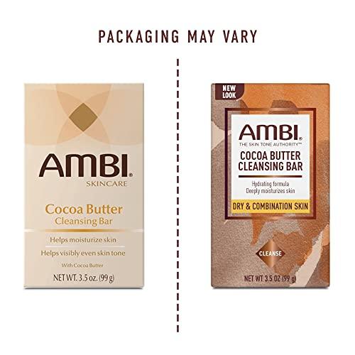Ambi Ambi Cleansing Bar Soap Cocoa Butter 3.5oz (6 Pack)