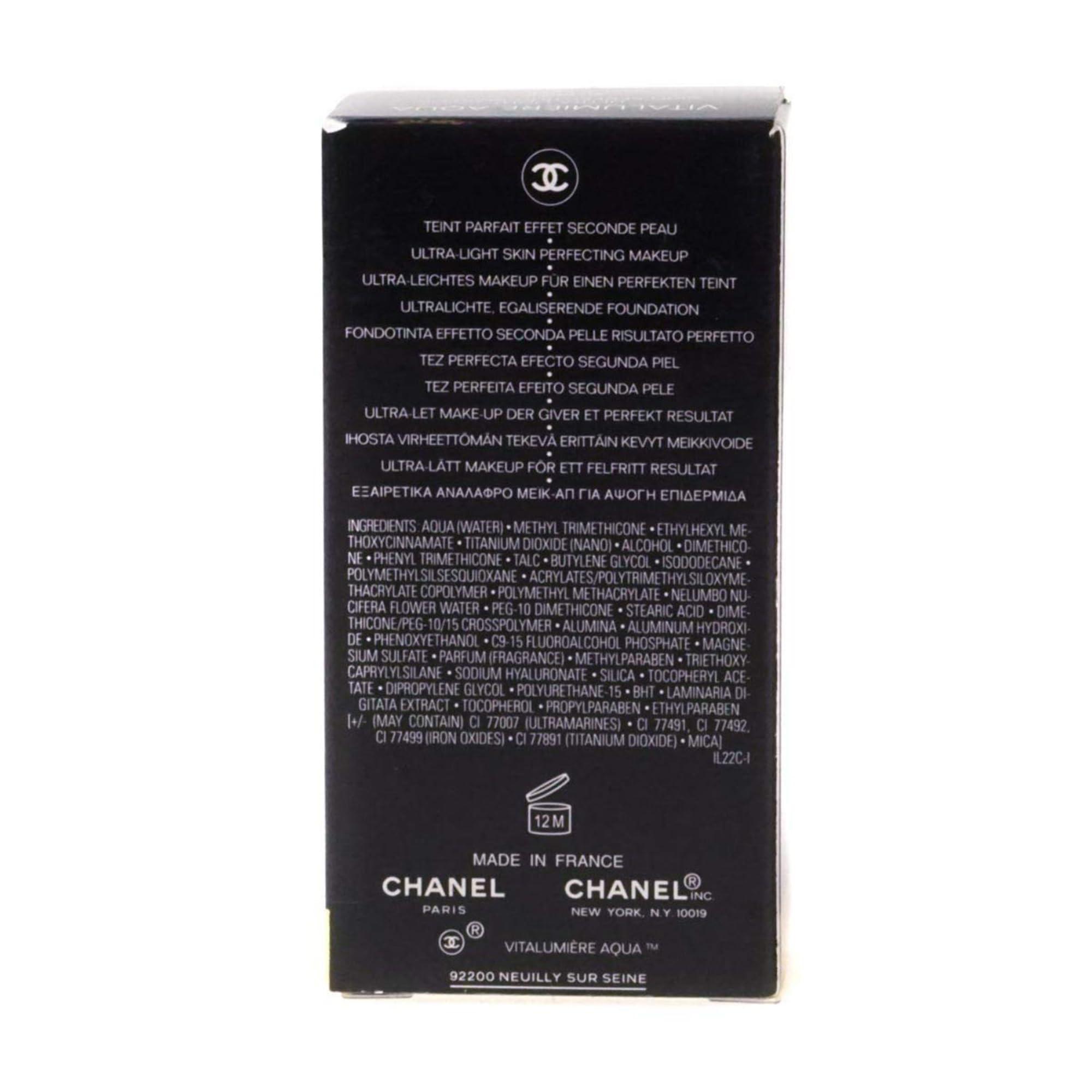 CHANEL Vitalumiere Aqua Ultra-Light Skin Perfecting Makeup SPF 15-40 Beige by Chanel for Women - 1 oz Makeup