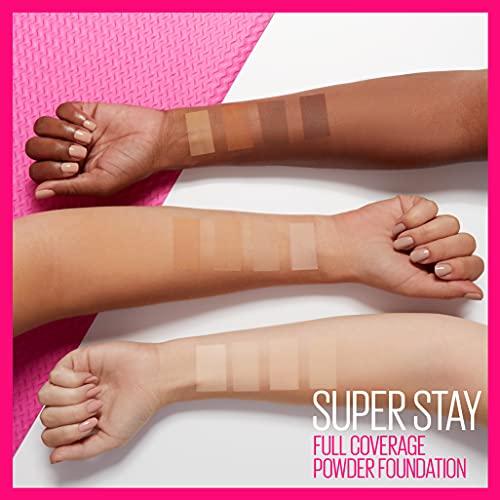 Maybelline New York Maybelline Super Stay Full Coverage Powder Foundation Makeup, Up to 16 Hour Wear, Soft, Creamy Matte Foundation, Buff Beige, 1 Count