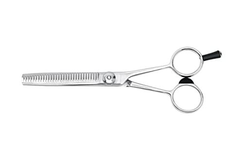 Cricket Cricket S3 T-30 Thinning Shears Professional Stylist Barber Hair Cutting Scissors, Removes Bulk, Convex Edge, Hand Polished Swedish Steel