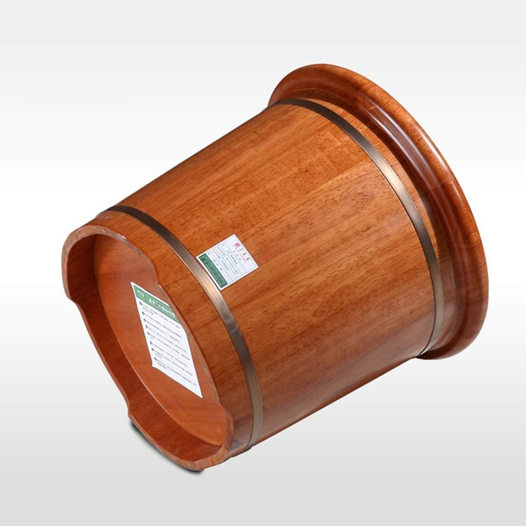 BABYCE Foot Spas for Home Use Foot Tub Spa/Bath/Bucket- Thick Sturdy Oak Wood Foot Basin for Pedicure, Detox, Very Good to Soak Your Feet, Toe Nails, and Ankles Elderly Gift Foot Spa Bath Massager