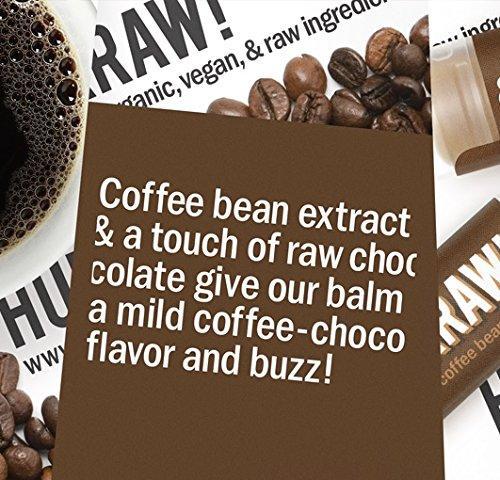 HURRAW! Hurraw! Coffee Bean Lip Balm, 3 Pack: Organic, Certified Vegan, Cruelty and Gluten Free. Non-GMO, 100% Natural Ingredients. Bee, Shea, Soy and Palm Free. Made in USA