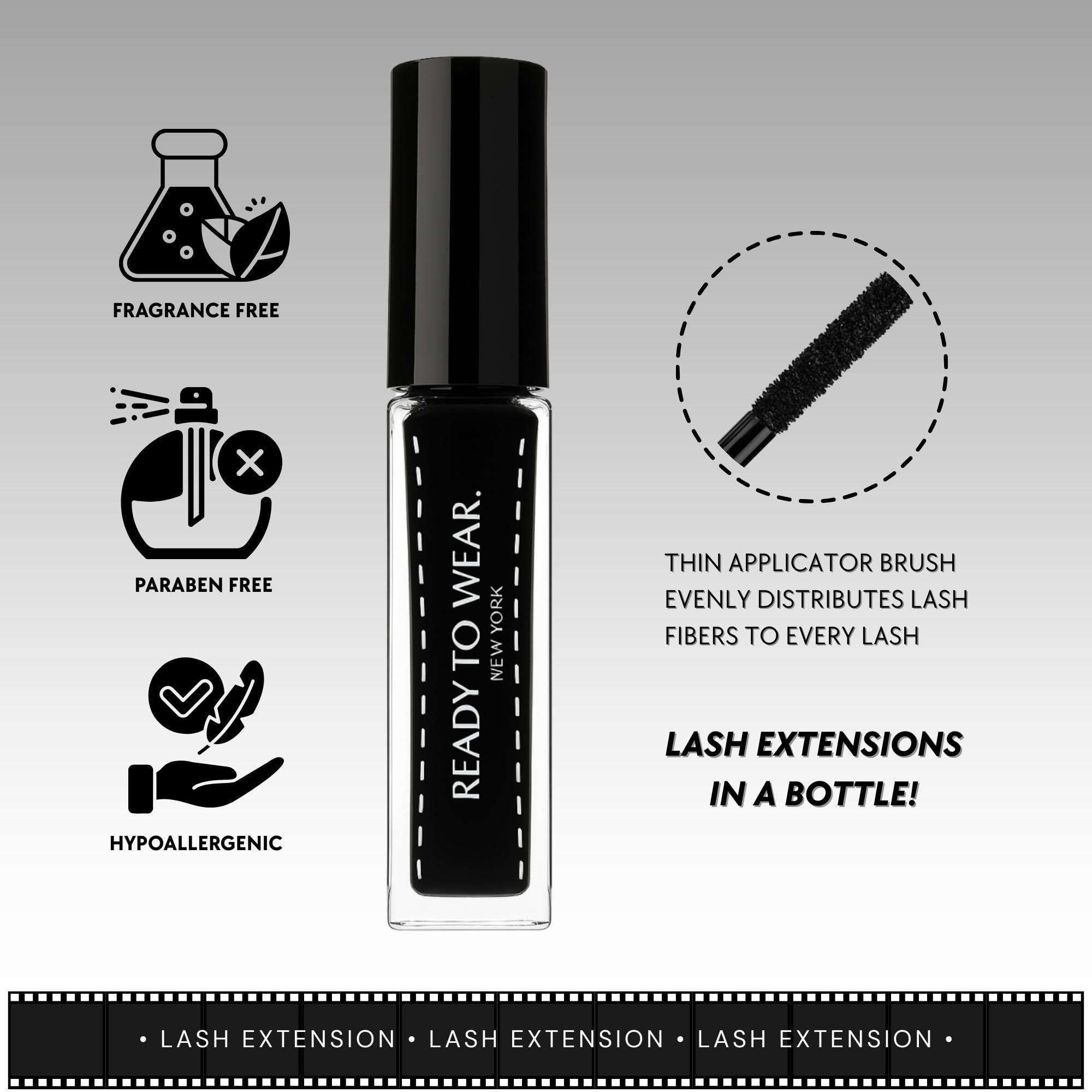 Ready To Wear Ready To Wear Lash Extension - Fine DRY Fibers to Extend Lashes, Instantly Volumize & Elongate - No Glue Needed (Must use with Mascara)