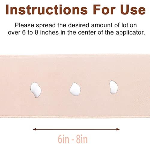 STEUGO Lotion Applicator for Back, Self Back Tanning Applicator Back Lotion Applicators Tanning Back Applicator Double Side Used Soft Smooth Even for Lotions Mousses Creams