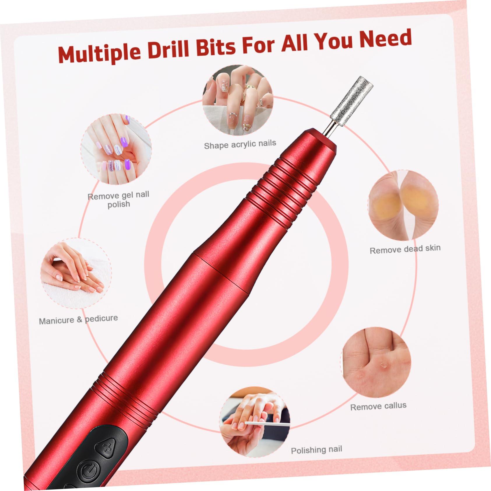 FOYTOKI FOYTOKI Efficient Electric Nail File Drill Set Manicure Kit for Women Nail Shaper