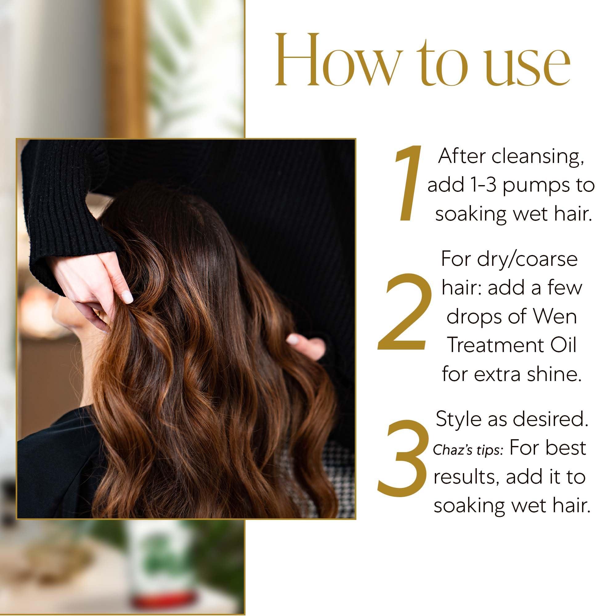 WEN by Chaz Dean WEN by Chaz Dean Styling Creme - Styling Cream, Hair Straightener Cream for Frizzy Hair, Anti Frizz Hair Product for Styling Wavy, Curly, Straight Hair, for Men & Women - Tea Tree, 6 Fl Oz (Pack of 1)