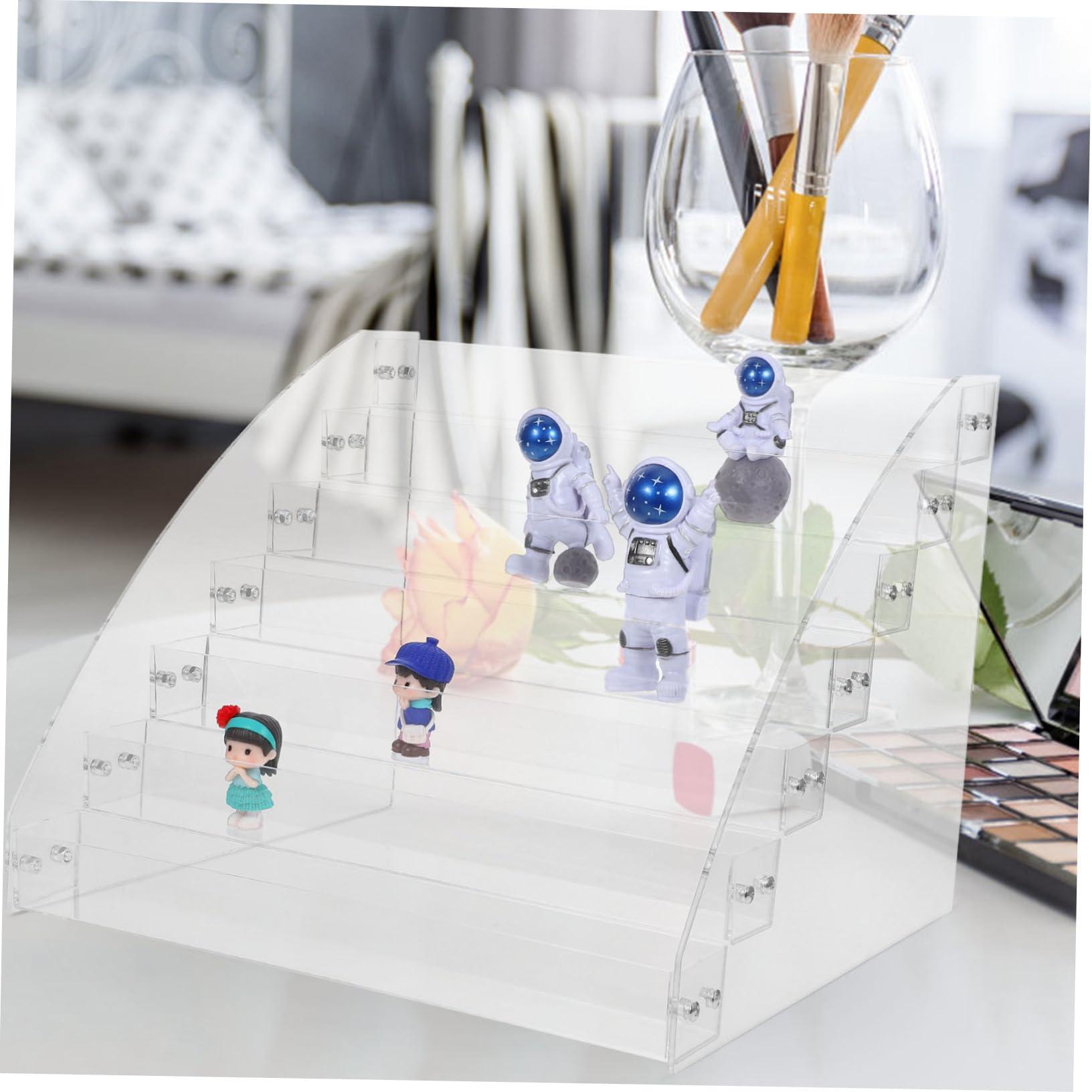 OHPHCALL OHPHCALL Lipstick Nail Polish Display Rack Acrylic 7-Layer Storage Modern Makeup Organizer