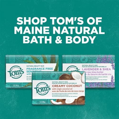 Tom's of Maine Tom's of Maine Natural Beauty Bar Soap, Creamy Coconut With Virgin Coconut Oil, 5 oz.