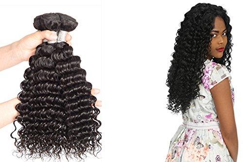 DaJun 8A Hair Extension Malaysian Virgin Remy Human Hair Bundles Deals Deep Wave Curly Weave 3pcs/lot 300gram Natural Colour 18"18"18" Grace Hair Products Weft