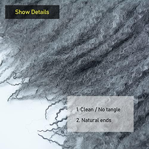 KGBFASS KGBFASS 24inch Blonde Marley Braiding Hair Long Kinky Curly Marley Twist Braiding Hair for Faux Locs Box Braids Crochet Hair Extension Black Women 3Pcs(613#)