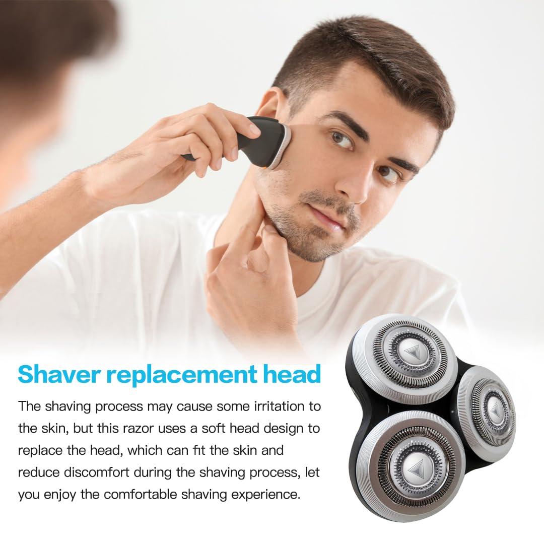 INGQI Complete SH90/62 S9000 RQ12 Pro Replacement Shaver Head For Philips Norelco Series Series 8000; S8950 & Series 9000; S9311, S9321, S9511, S9531, S9721, SW6700 & SW9700 Electric Shavers