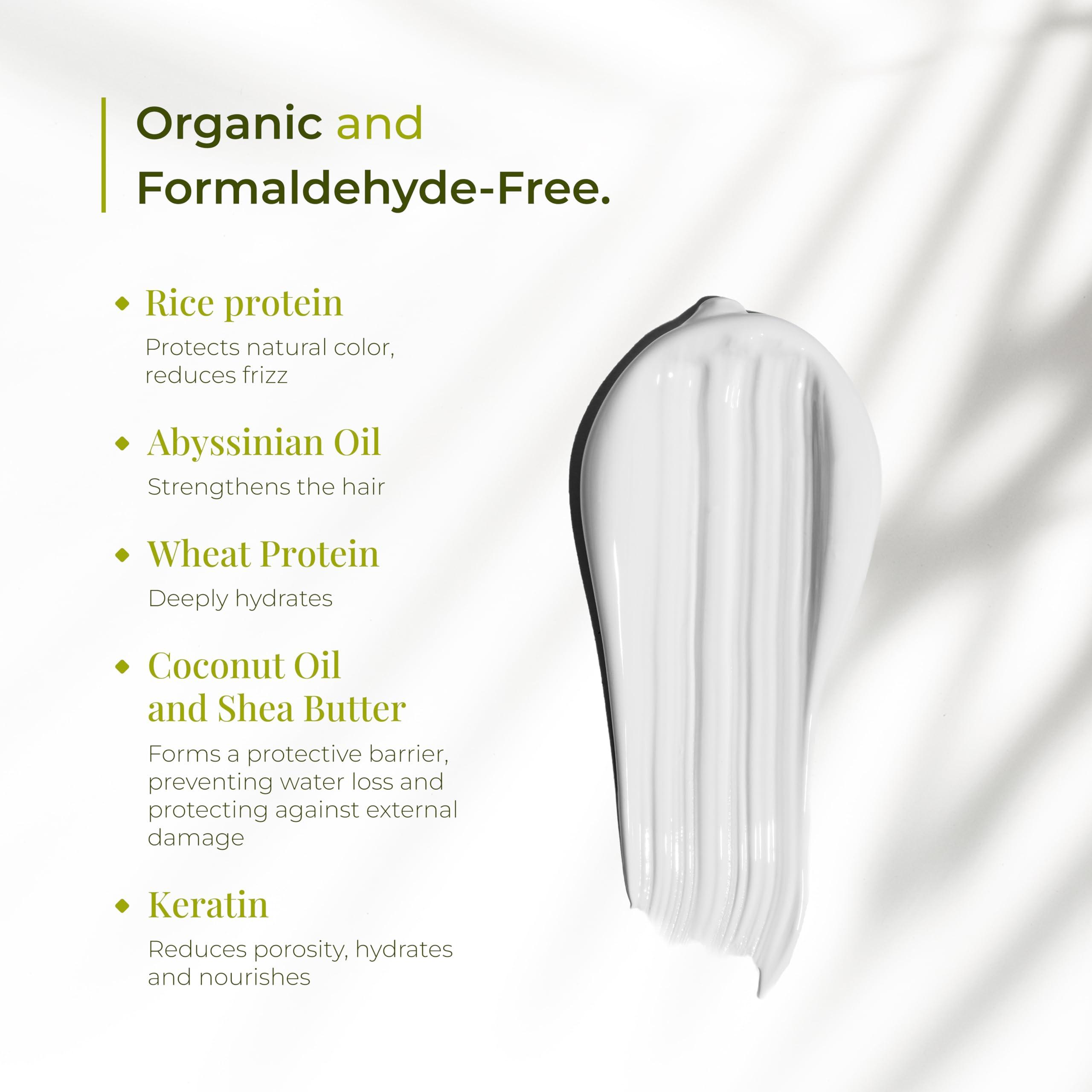 Expert Hair Bio Protein Botox Hair Treatment - Formaldehyde-Free Straightening, Anti-Frizz Keratin with Organic Keratin for Sleek Hair, 1kg