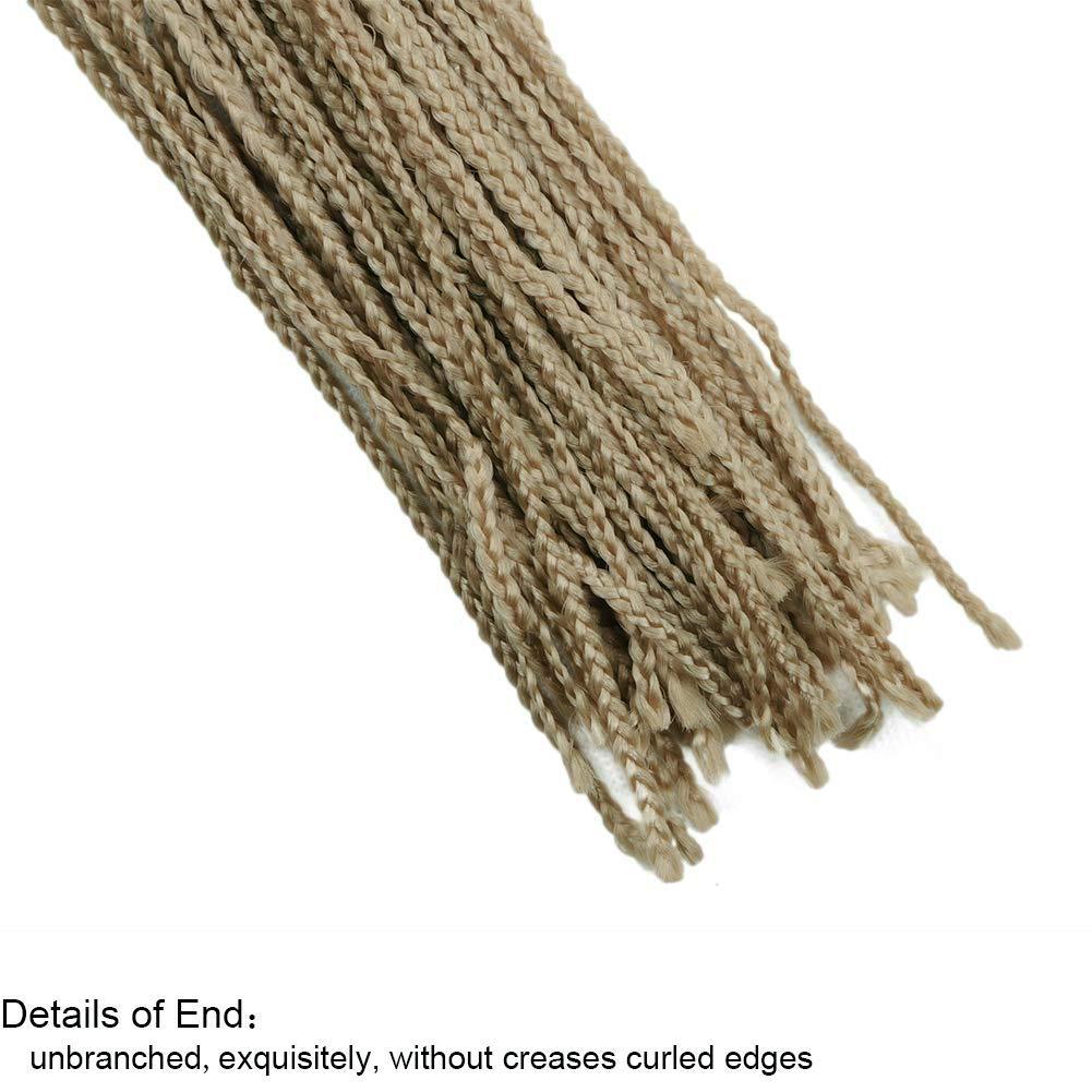 Mayloss Mayloss Long Micro 3X Pre-Looped Synthetic Zizi Braids 10 Packs/Lot 28 Inch 50g/Pack Color Thin Small Box Braid Crochet Hair Twist Fiber Hair Micro Zizi box Braiding Hair Extension(24)