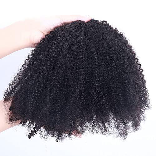 UMRHair 14inch Curly I Tip Hair Extensions Human Hair Afro Kinky Curly 4C 4B ITip Hair for Women 100strands/Bundle 2Bundles 80g/Bundle Brazilian Microlink Beads Pre Bonded Keratin Fusion Easy Stick Tip