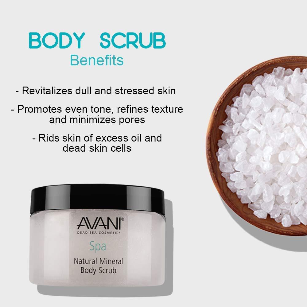 Avani AVANI Dead Sea Facial Peel and Mineral Body Scrub - Anti-Aging, Exfoliating for All Skin Types