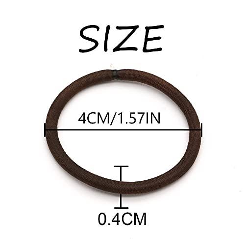 KWONG Dofash 3Cards Large Combination Package Women\'s Hair Styling Set - Bobby Pins 60pcs+Hyper Elastics Ties 30pcs+Snap Hair Clips 12pcsBrown