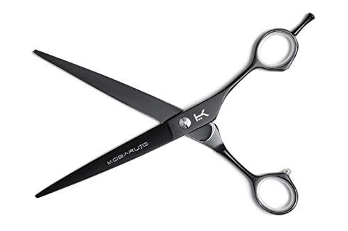 Kobaruto VERY SHARP Japanese Black Cobalt Professionals Hairdressing Barber Scissors Shears (7 inch)