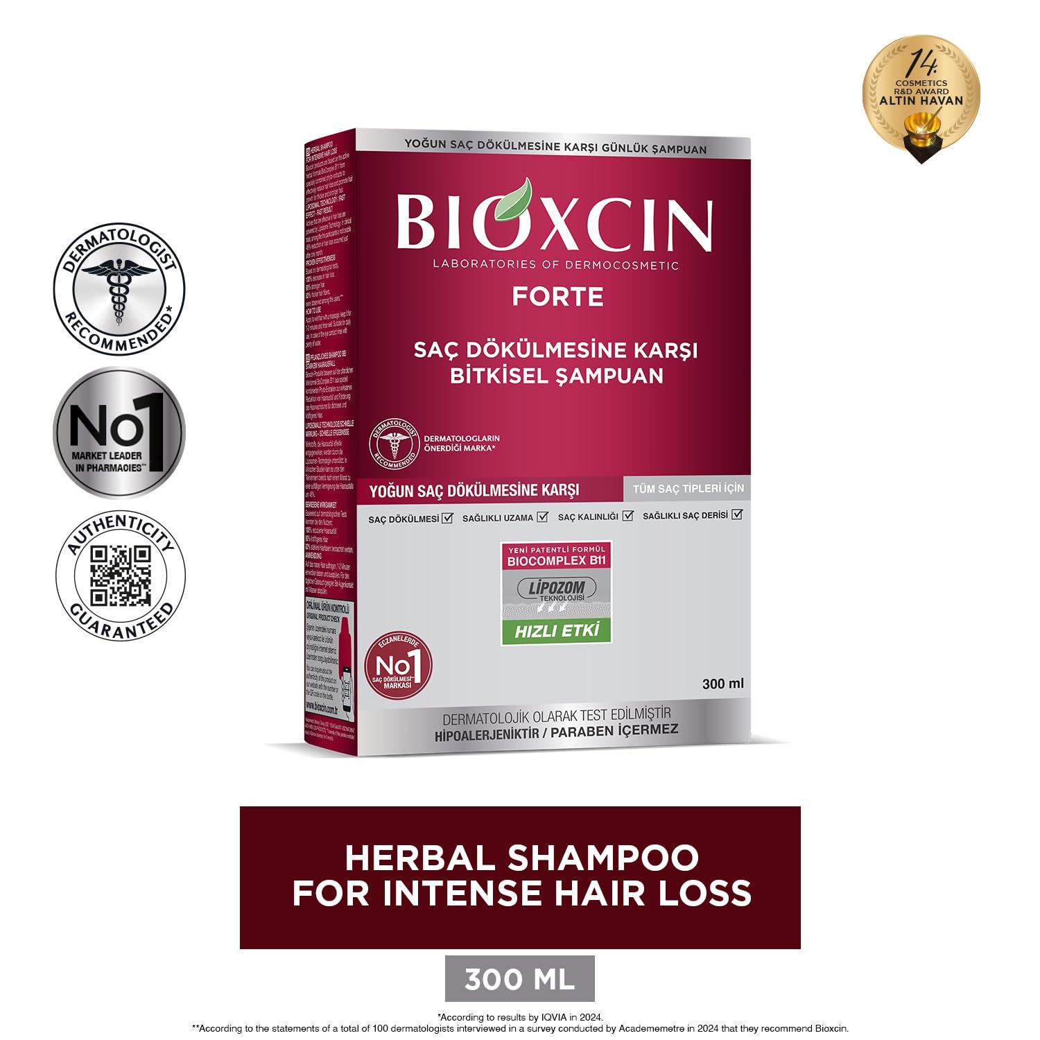 BIOXCIN BIOXCIN Herbal Care Shampoo - Bioxcin Forte Herbal Shampoo For Intensive Hair Loss, Red