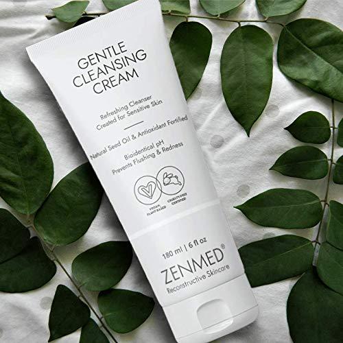 ZENMED ZENMED Gentle Cleansing Cream - 6 oz. 100% Vegetarian Natural See Oil & Antioxidant Fortified Help Control Redness & Flushing pH 6.0 Soap-Free Will Not Over-Dry