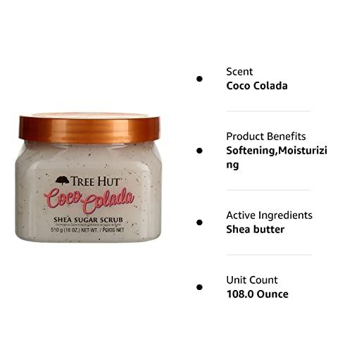 Tree Hut Tree Hut Sugar Body Scrub 18 Ounce Coco Colada (Pack of 6)
