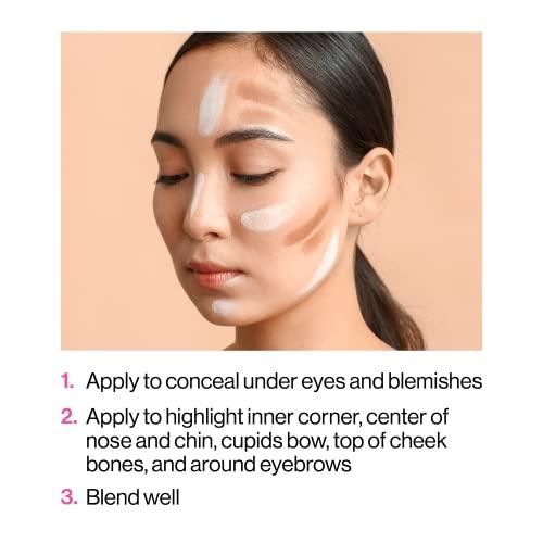 wet n wild wet n wild Mega Last Incognito All-Day Full Coverage Liquid Matte Concealer, Light Honey