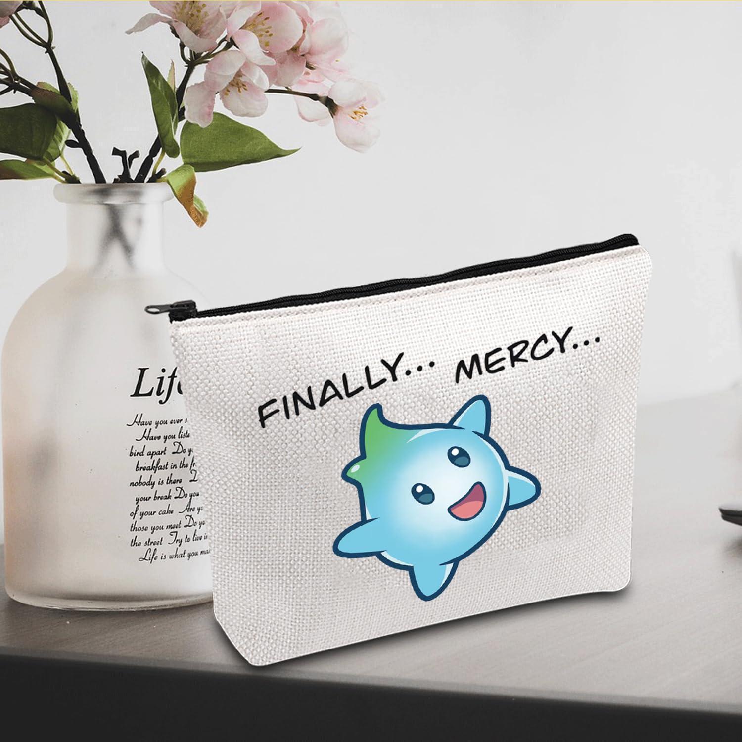 JXGZSO JXGZSO Cute Star Toiletry Bag Movie Lover Gift Lumalee Blue Merch Finally Mercy Makeup Bag Animation Inspired Gift