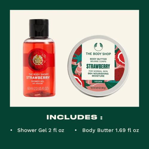 The Body Shop The Body Shop Jolly & Juicy Strawberry Treats Gift Set, Fruity and Refreshing Skincare Gift, 2 Items