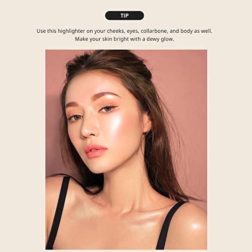 3CE 3CE GLOW BEAM HIGHLIGHTER(#REAR SIDE) - Shimmer Highlighting Powder Korean Cosmetics #Dab1143