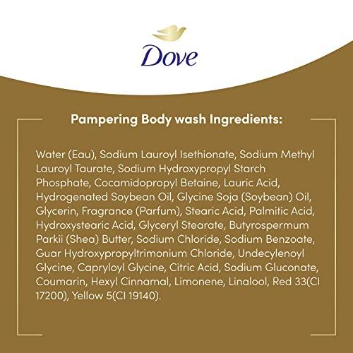 Dove Dove Purely Pampering Body Wash with Pump for Dry Skin Shea Butter with Warm Vanilla Cleanser That Effectively Washes Away Bacteria While Nourishing Your Skin 34 oz