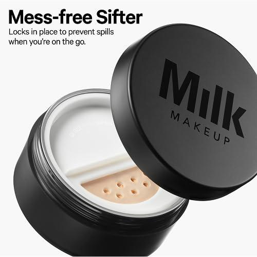Milk Makeup Milk Makeup Pore Eclipse Matte Translucent Setting Powder, Translucent Rich Deep - 0.55 oz - Sets Makeup for Up to 16 Hours, Blurs Pores and Fine Lines & Controls Shine - Vegan & Cruelty Free