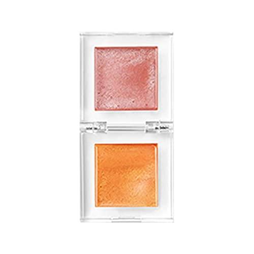 WGUST Two Faced Highlighter Makeup Highlighter White Highlighter Body Powder Makeup Highlighter Cosmetics Highlight Powder Tray Makeup Highlighter Illuminating Moisturizer