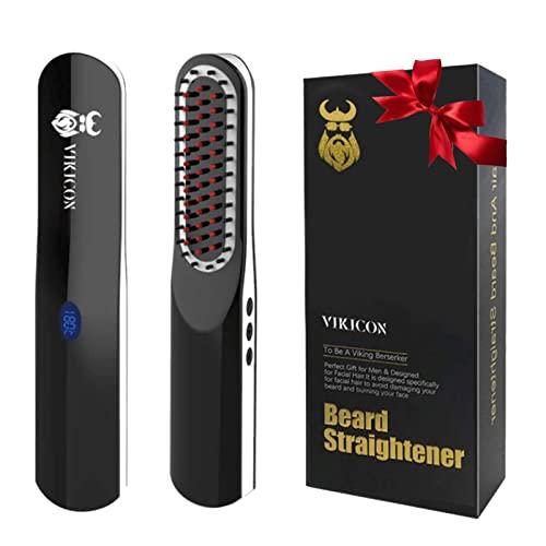 VIKICON VIKICON Beard Straightener & Beard Scrubber, Grooming Tools for Beard, Mustache Hair, Gifts for Men