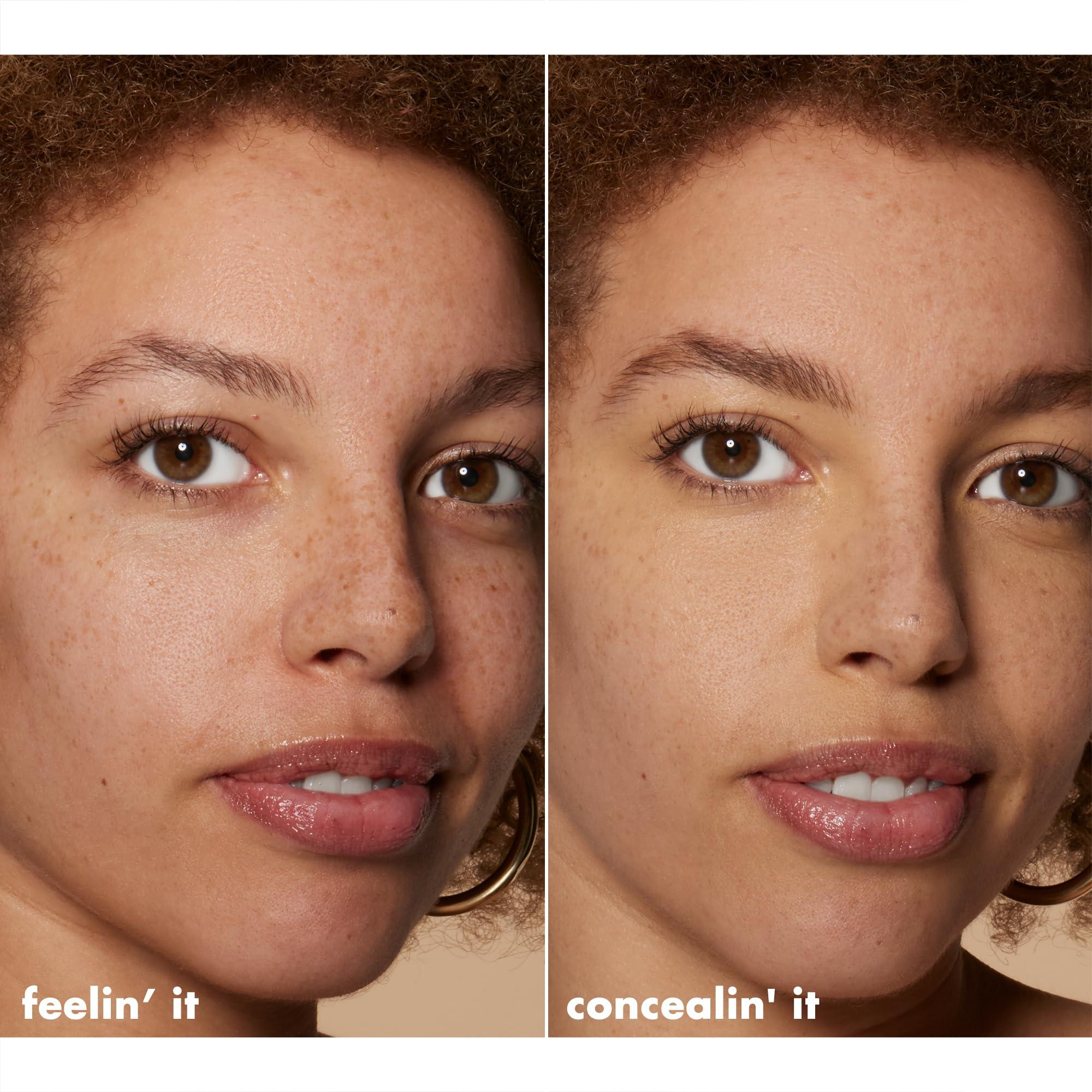 e.l.f. e.l.f. Hydrating Camo Concealer, Satin Finish, 25 Shades, All-Day Wear, Medium Neutral with warm undertones, 0.2 Fl Oz