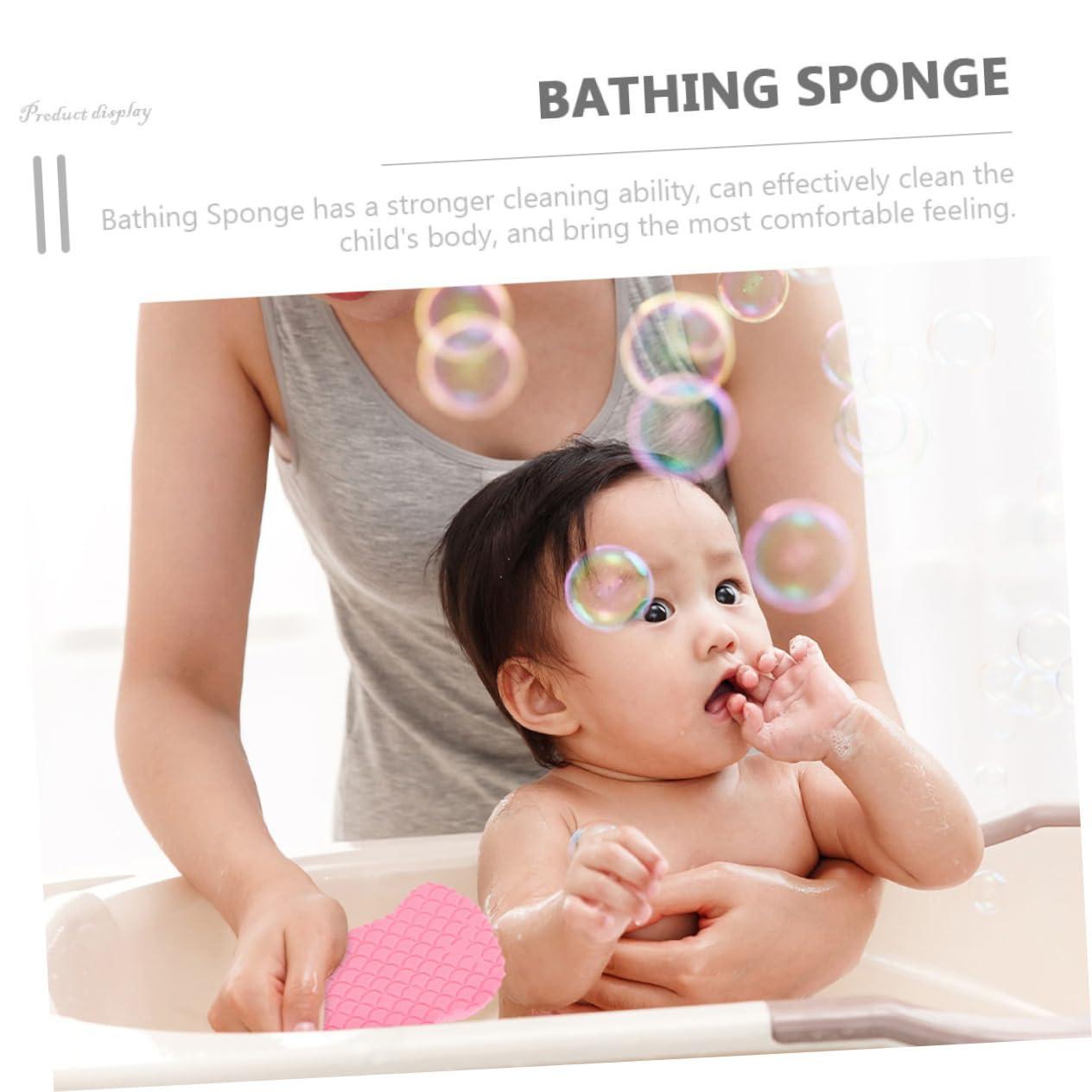 Healeved Healeved Baby Shower Bath Sponge Bulk Exfoliating Bath Sponge Set for Boys and Girls