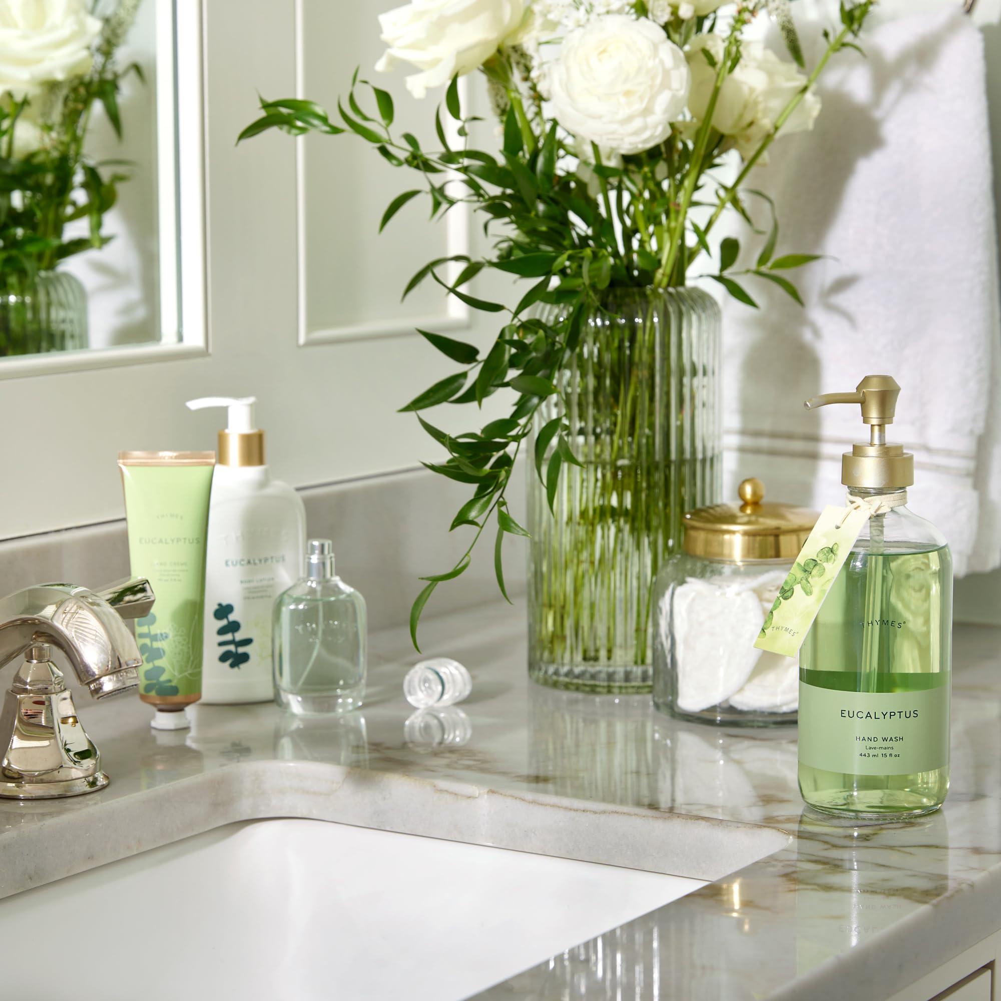 Thymes Thymes Eucalyptus Body Lotion - Shea Butter Lotion wIth Vitamin E, jojoba Oil, and Honey for Skin Care Routine - Body and Hand Lotion for Women & Men (9.25 fl oz)